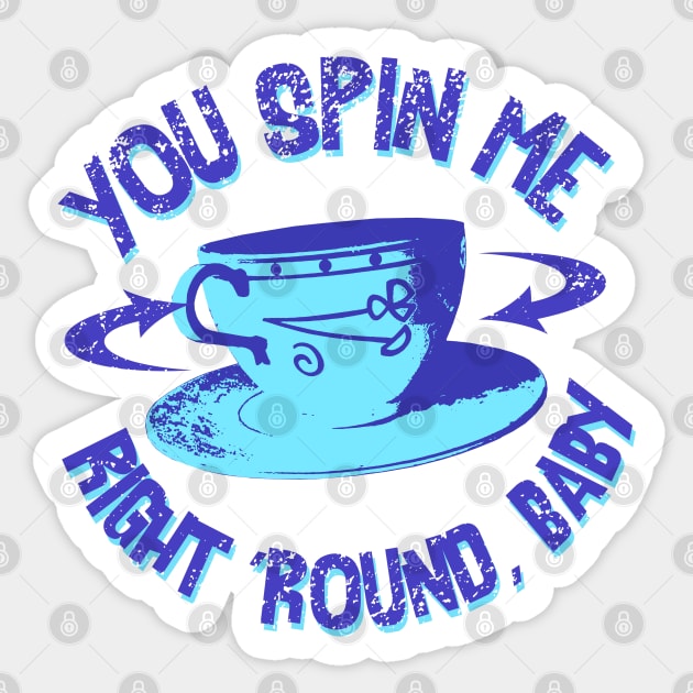 Mad Tea Party Song Sticker by PopCultureShirts